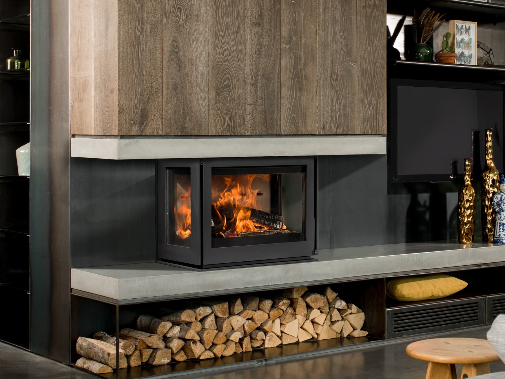 Barbas Unilux-6 270 Three Sided inzet houthaard
